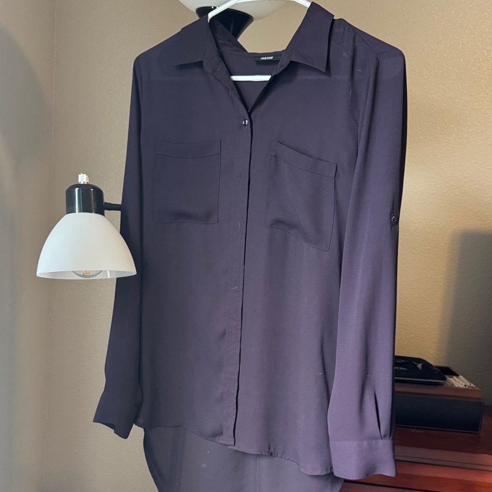 🦋Apt. 9 Women's Purple Button Down Shirt